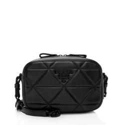 Prada System Nappa Leather Patchwork Camera Bag