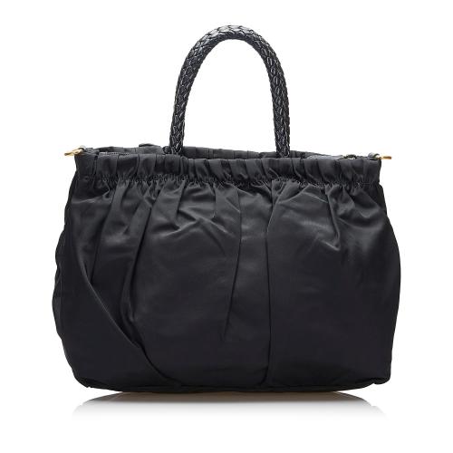 Prada Tessuto Bow Satchel