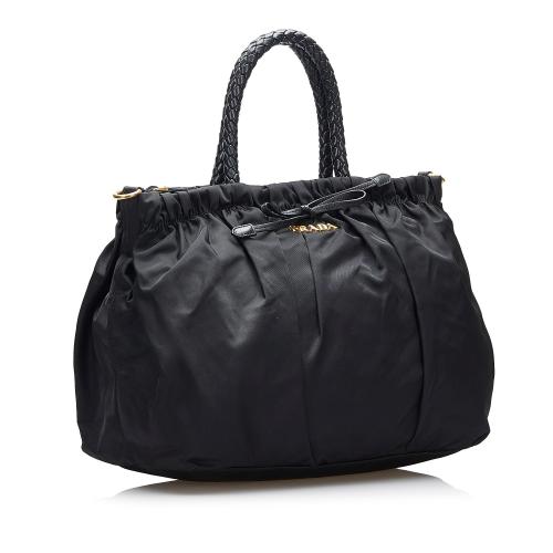 Prada Tessuto Bow Satchel