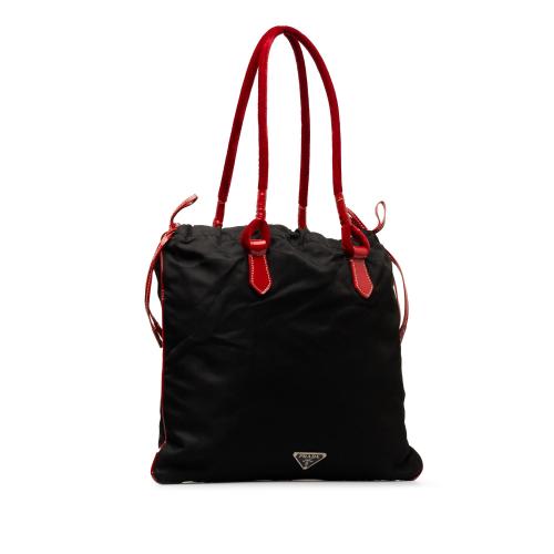 Prada Tessuto Drawstring Tote