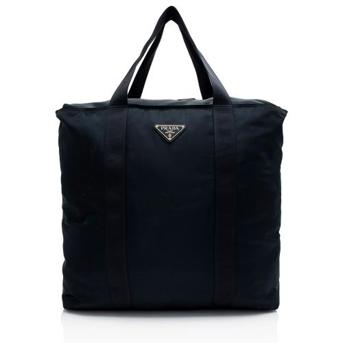 Prada Tessuto Vertical Duffle Bag