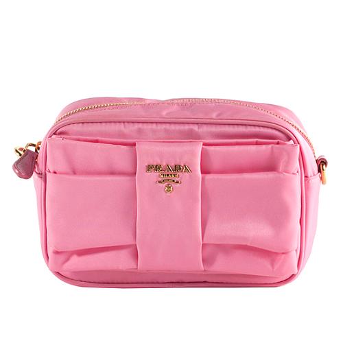 Prada Tessuto Fiocco Bow Clutch 