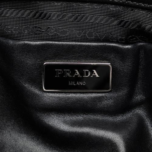 Prada Tessuto Logo Fiocco Bow Satchel