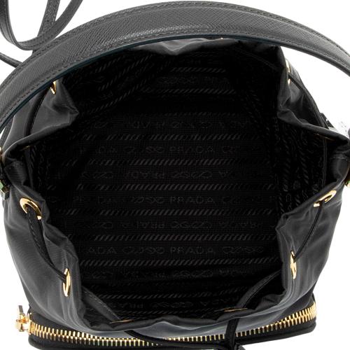 Prada Tessuto Mini Bucket Bag