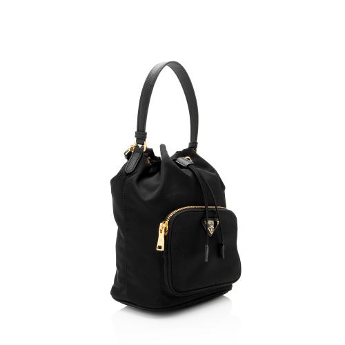 Prada Tessuto Mini Bucket Bag