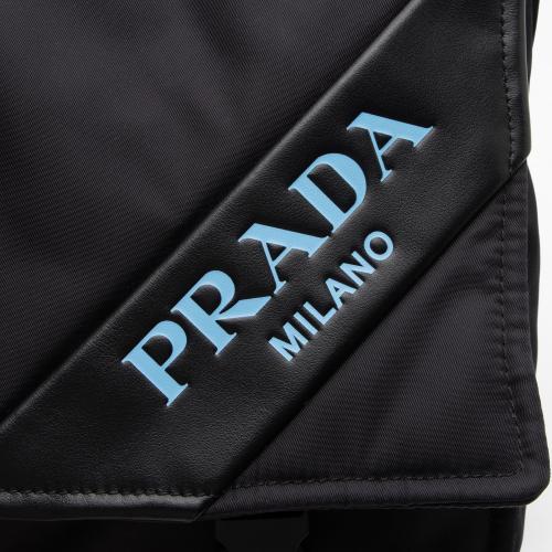 Prada Tessuto Mirage Buckle Messenger