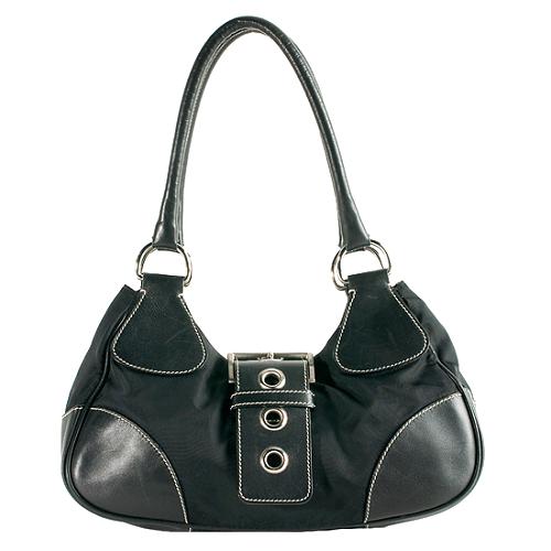 Prada Tessuto Moon Small Shoulder Handbag