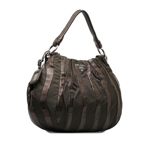 Prada Tessuto Nappa Waves Tote