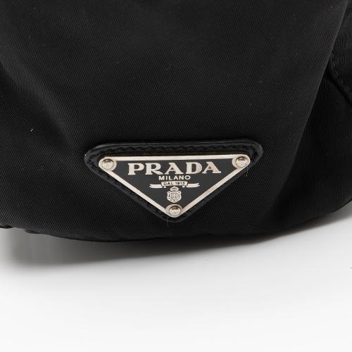 Prada Tessuto Pushlock Foldover Satchel