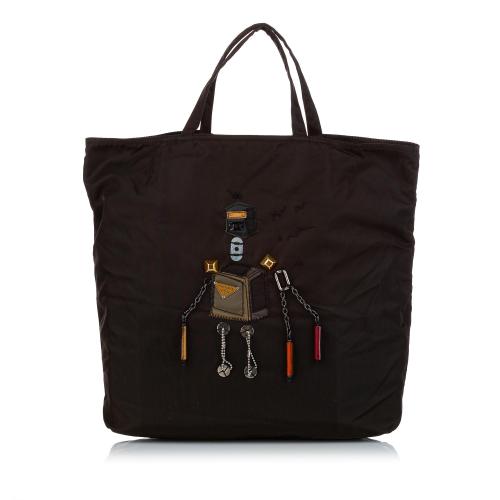 Prada Tessuto Robot Tote Bag