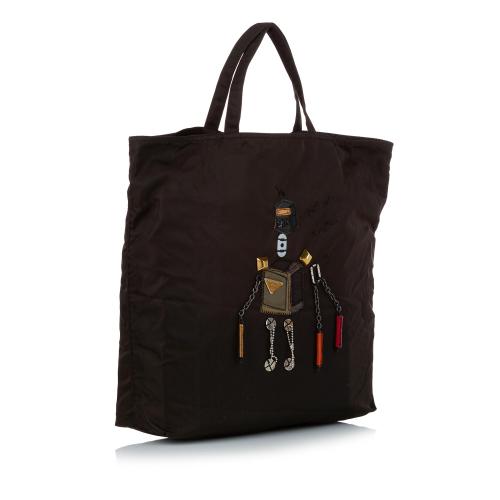 Prada Tessuto Robot Tote Bag