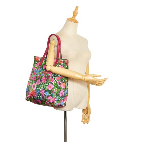 Prada Tessuto Stampato Floral Tote