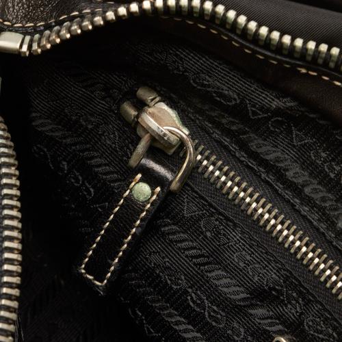 Prada Tessuto Tassel Shoulder Bag