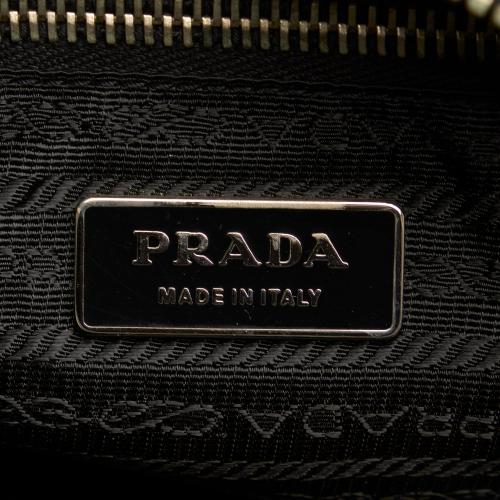 Prada Tessuto Tassel Shoulder Bag