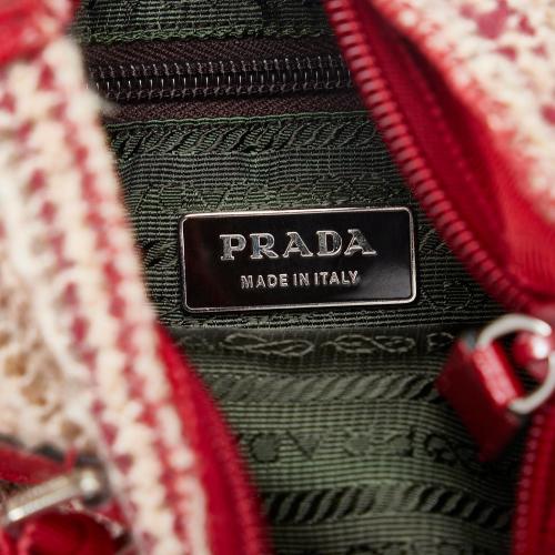 Prada Tweed Handbag