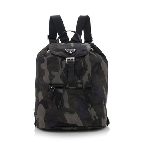 Prada Vela Camoflauge Backpack