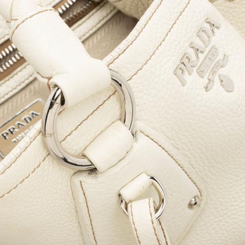 Prada Vitello Daino Braided Tote