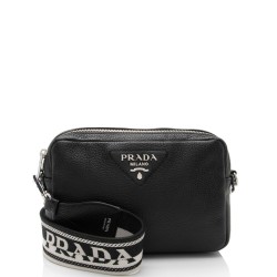 Prada Vitello Daino Double Zip Camera Bag