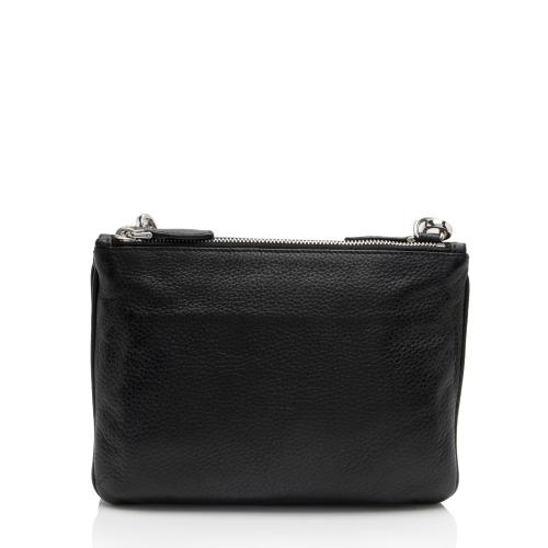 Prada Vitello Daino Double Zip Crossbody