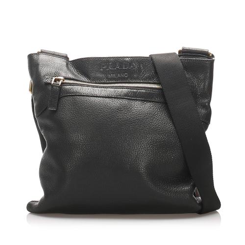 Prada Vitello Daino Crossbody Bag