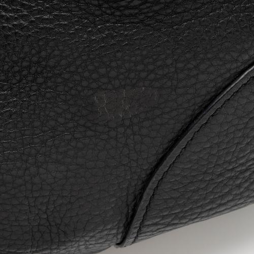 Prada Vitello Daino Leather Pushlock Tote