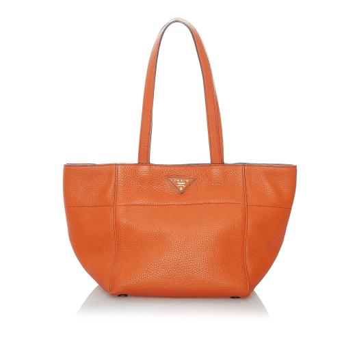 Prada Vitello Daino Leather Tote