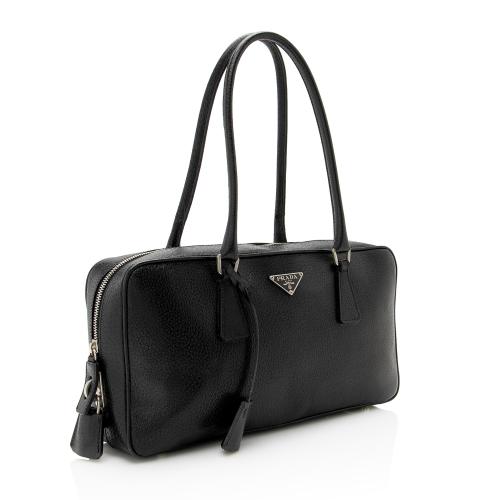 Prada Vitello Daino Medium Bauletto Satchel