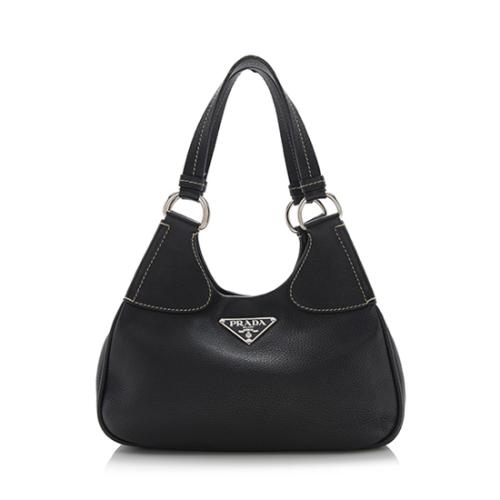 Prada Vitello Daino Moon Shoulder Bag Prada Handbags Bag Borrow or Steal