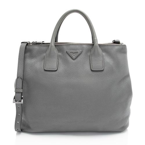 Prada Vitello Daino Shopping Tote