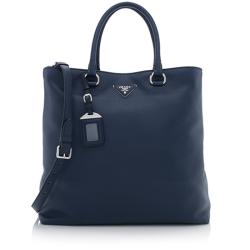 Prada Vitello Daino Shopping Tote