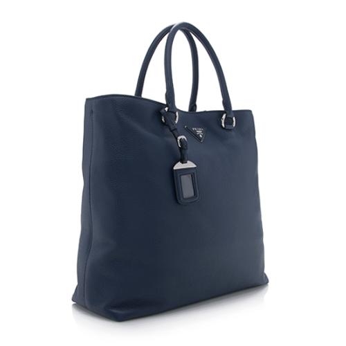 Prada Vitello Daino Shopping Tote