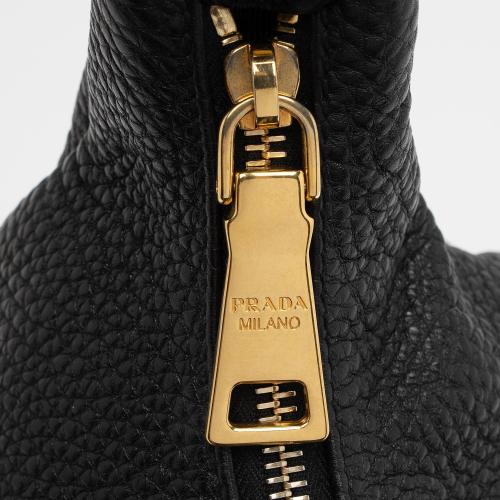 Prada Vitello Daino Zip Hobo