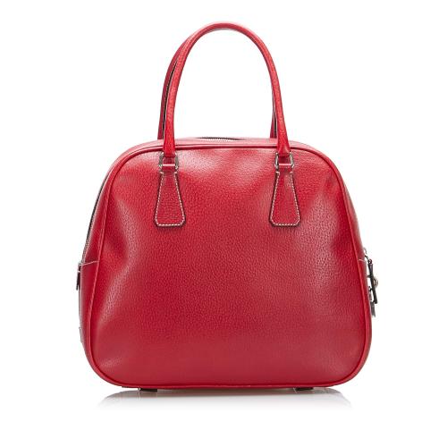 Prada Vitello Leather Handbag