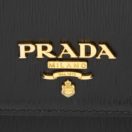 Prada Vitello Move Mini Wallet on Chain