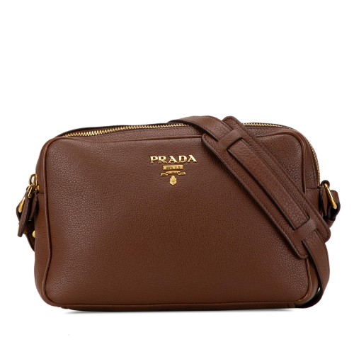 Prada Vitello Phenix Double Zip Camera Bag