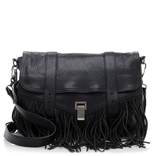 Proenza Schouler Leather Fringe PS1 Runner Shoulder Bag