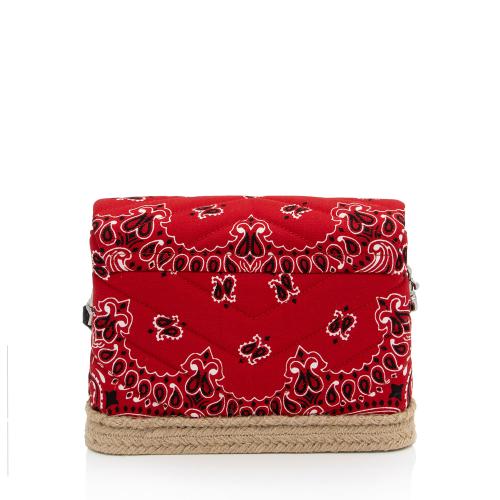 Saint Laurent Bandana Monogram LouLou Toy Shoulder Bag