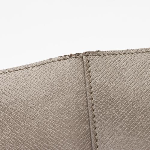 Saint Laurent Boucle Embossed Leather Shopping Tote