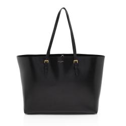 Saint Laurent Boucle Embossed Leather Shopping Tote