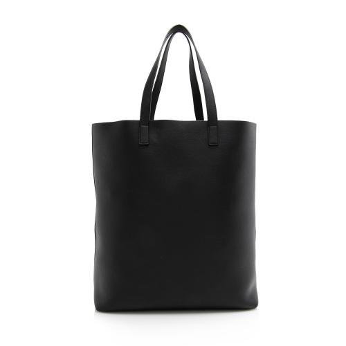 Saint Laurent Calfskin Bold N/S Shopping Tote