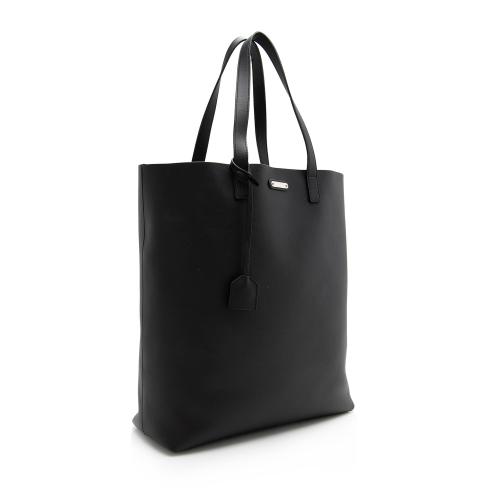 Saint Laurent Calfskin Bold N/S Shopping Tote