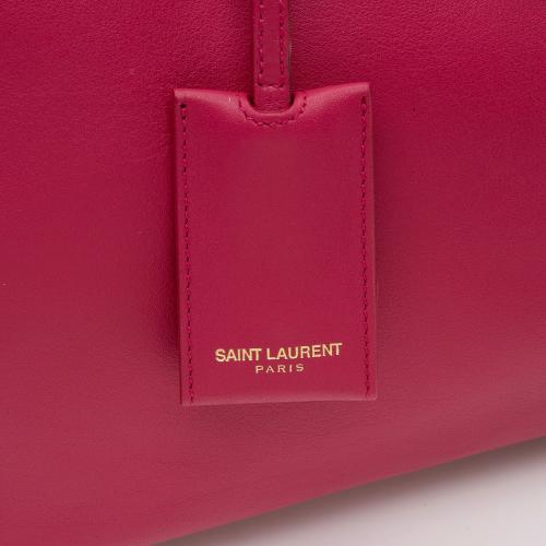 Saint Laurent Calfskin Cabas Chyc Medium Tote