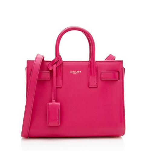 Saint Laurent Calfskin Classic Sac de Jour Nano Tote