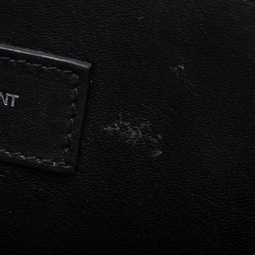 Saint Laurent Croc Embossed Calfskin West Hollywood Flap Bag