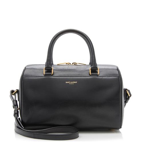 Saint Laurent Calfskin Duffle 3 Satchel