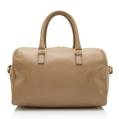 Saint Laurent Calfskin Duffle 6 Satchel