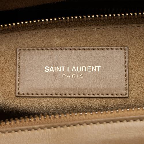 Saint Laurent Calfskin Duffle 6 Satchel