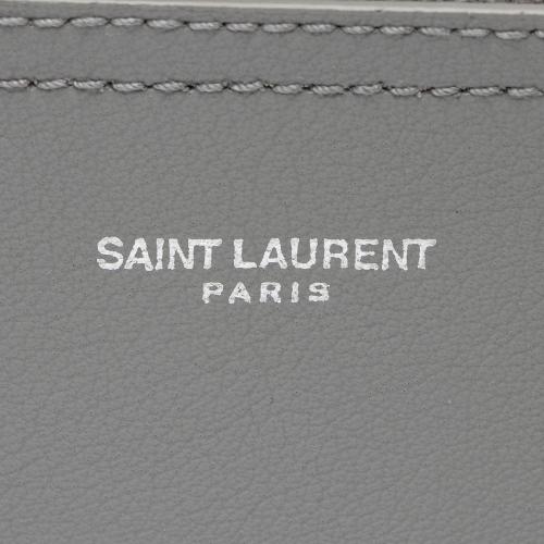 Saint Laurent Calfskin Large Shopping Tote