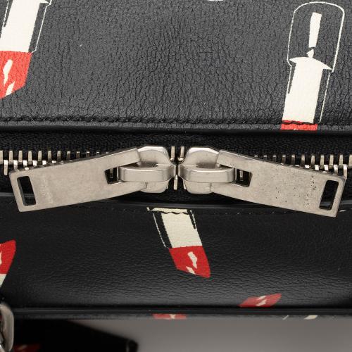 Saint Laurent Calfskin Lipstick Baby Duffle Bag