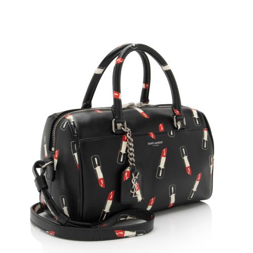 Saint Laurent Calfskin Lipstick Baby Duffle Bag